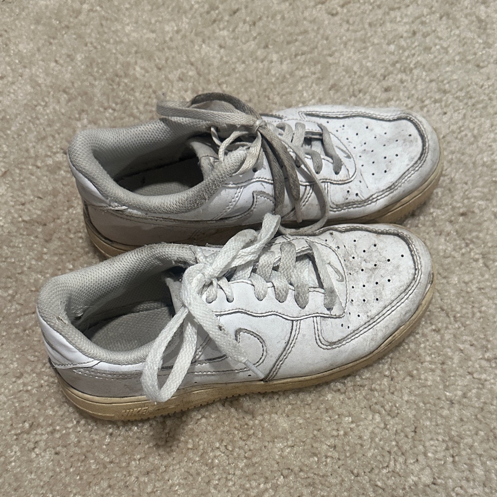 Nike Kids White Air Force’s